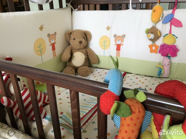 Комплект постельного белья бортики балдахин Perina