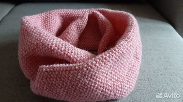 Комплекты ручной работы: снуд и повязка-чалма