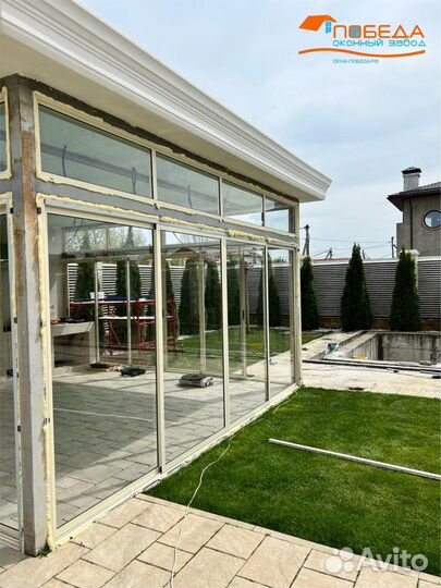 Алюминиевые окна, витражи, алюминиевые двери