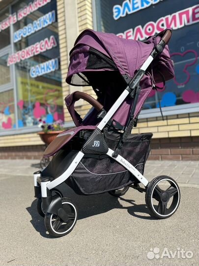 Коляска babalo 2023 фиолетовая