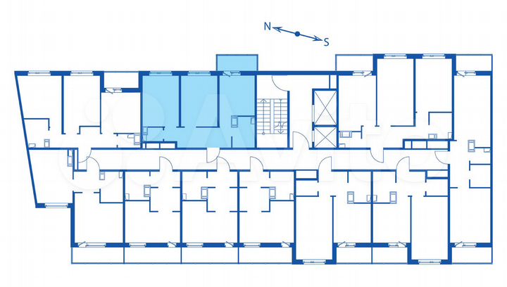 2-к. квартира, 46,2 м², 12/12 эт.