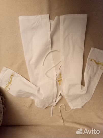 Крестильная рубашка для мальчика 74размер