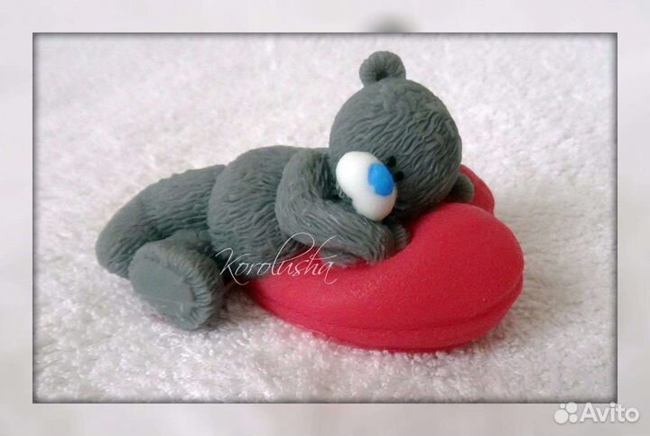 Формы для мыла, силикон США, мишки Тедди