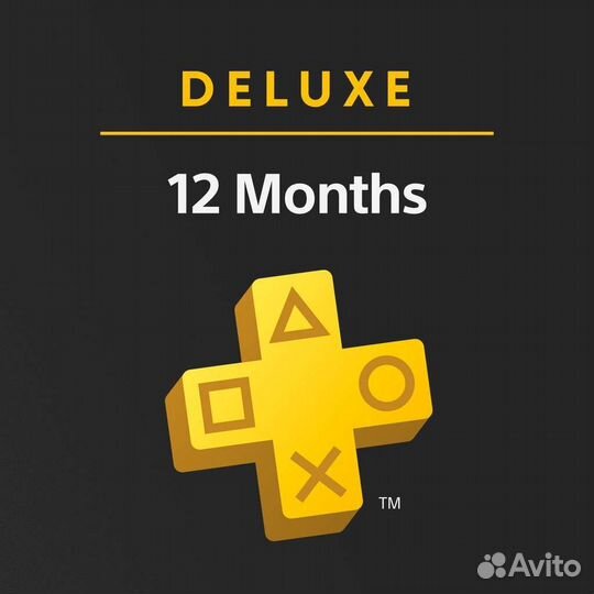 Playstation plus deluxe 12 Месяцев