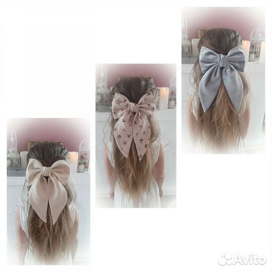 Бант на заколке автомат