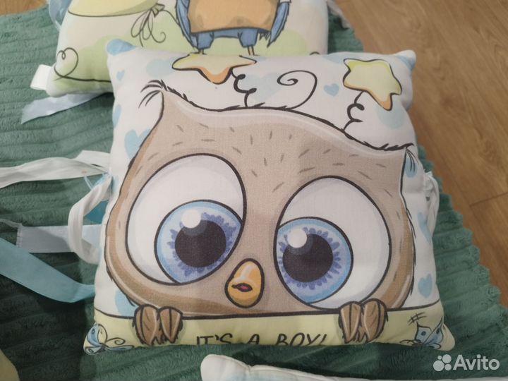 Бортики в детскую кроватку б/у