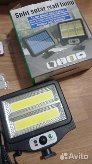 Фонарь с датчиком с дистанционной солнеч панелью