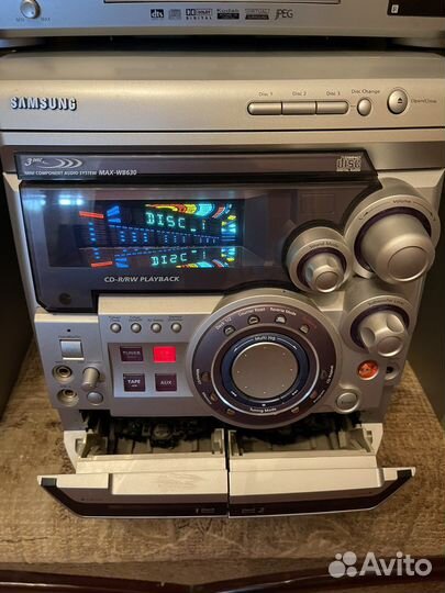 Музыкальный центр samsung, микрофон, DVD плеер