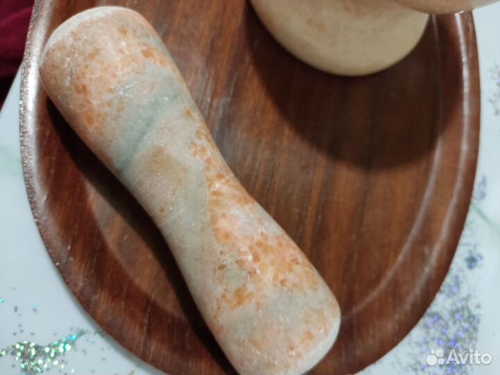 Ступка с пестиком натуральный камень