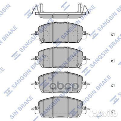 Колодки передние honda CR-V 17- SP4176 SP4176 S