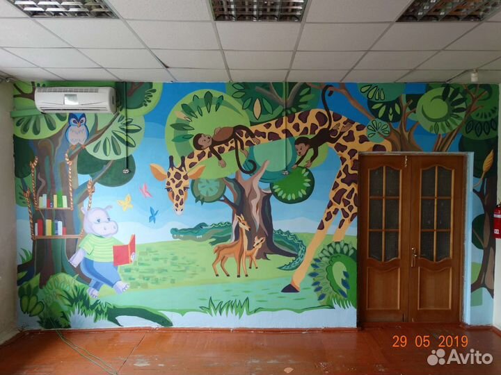 Роспись стен и картины на заказ