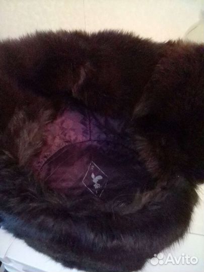 Норковая шапка мужская ушанка