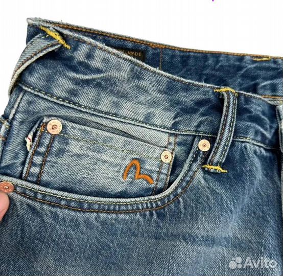 Джинсы Palace x Evisu Flower