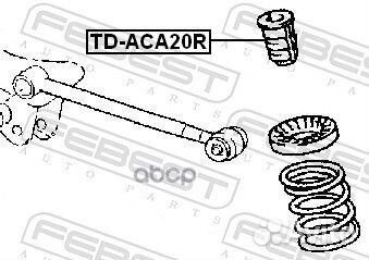 Отбойник заднего амортизатора (toyota RAV4 ACA2