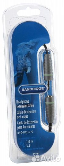 Удлинитель наушников 3.5 (M) - (F) 1.0 м BAL3601