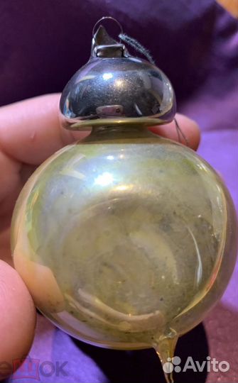 Елочная игрушка Часы Будильник