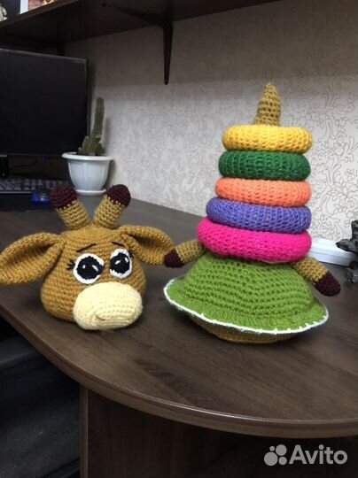 Пирамидка-мягкая игрушка