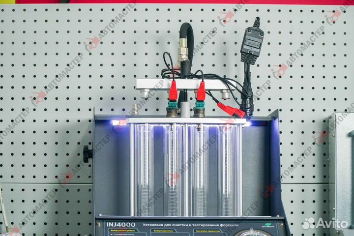 Установка очистки и тестирования форсунок