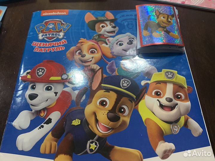 Наклейки panini Щенячий патруль 7