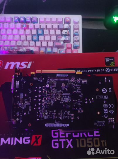 Видеокарта MSI GeForce GTX 1050 Ti gaming X