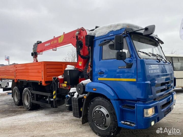 КАМАЗ 65115 с КМУ, 2023