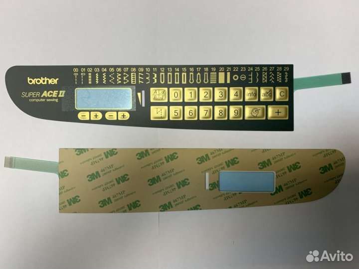 Ремонт кнопок панели Brother Super Ace II
