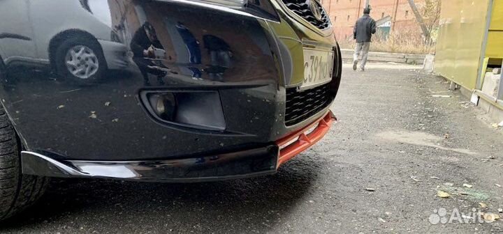 Сплитер бампера приора