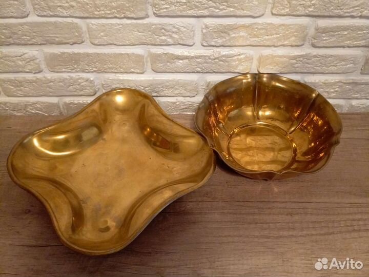 Блюда из латуни