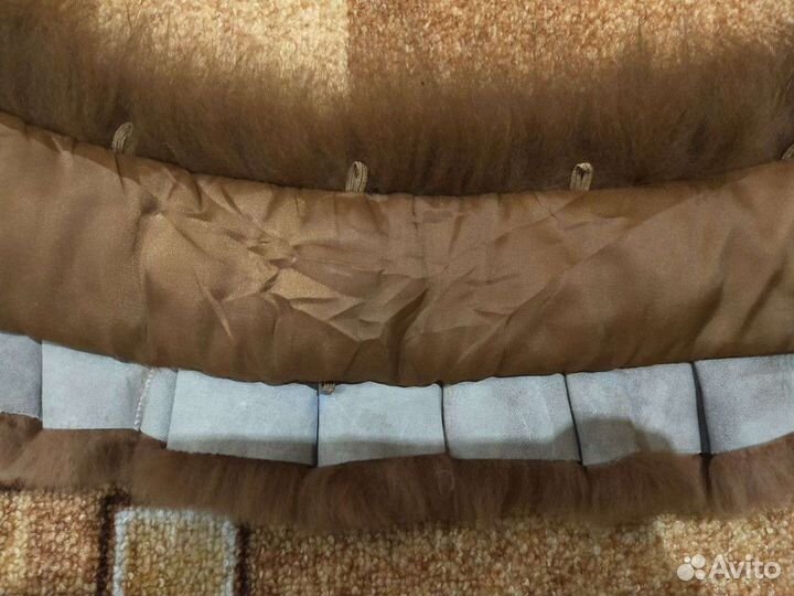 Меховой воротник песец