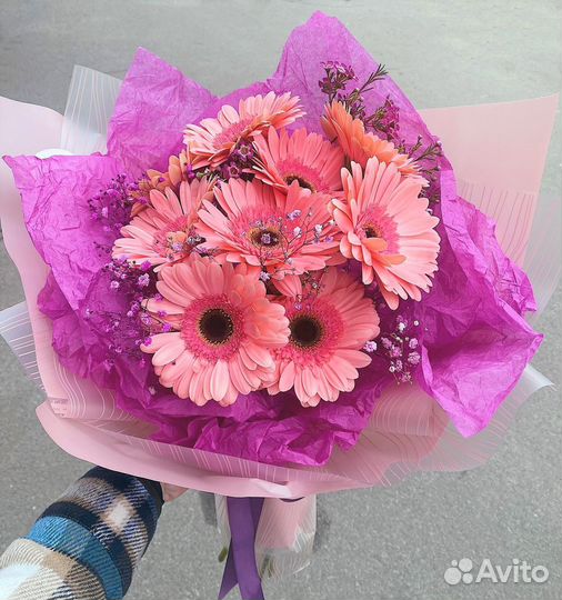 Букеты из Гербер с Доставкой. Свежие Цветы