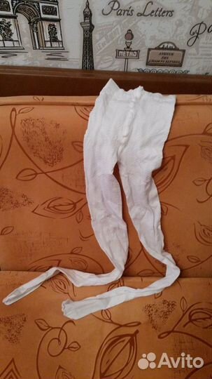 Колготки белые