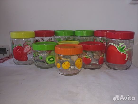 Стеклянные емкости для продуктов