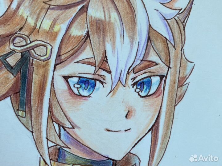 Манга аниме рисунок на заказ