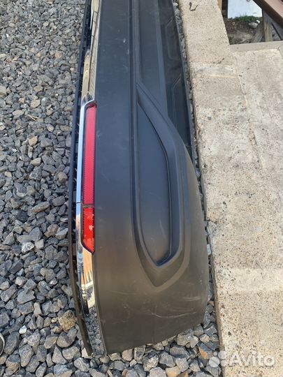 Юбка заднего бампера volkswagen tiguan 2