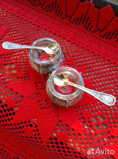 Солонка мельхиоровая СССР