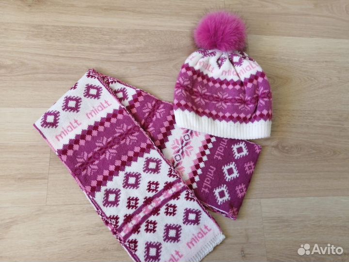 Шарф, шапка зимняя