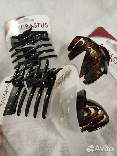 Subastus заколки краб для волос все 7шт