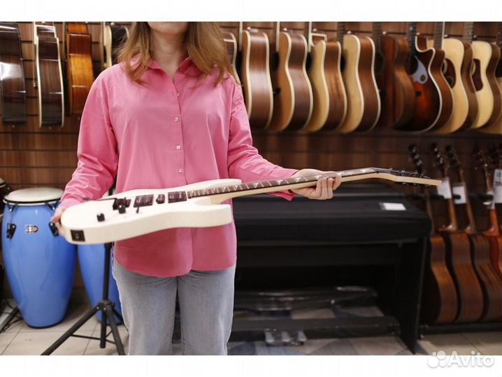 Sqoe Seib370 white электрогитара, цвет белый