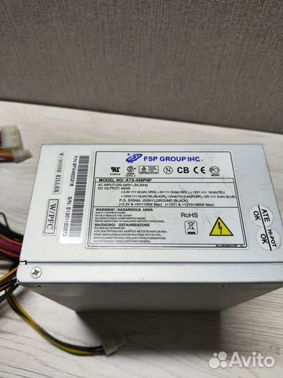 Блок питания fsp 450w на запчасти