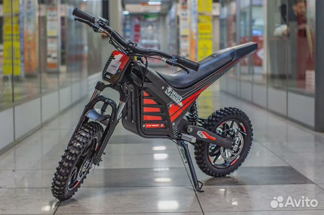 Детский электропитбайк White siberia muxa 1300W купить в Санкт ...