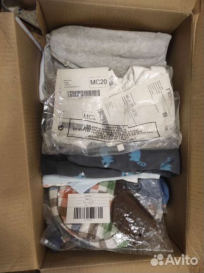 Next, Carter's, H&M Вещи пакетом от 0