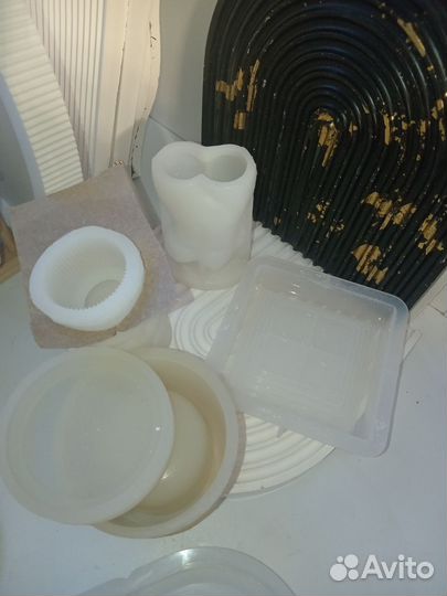 Молд силиконовый для гипса и свечей