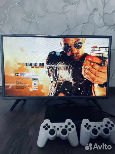 Ps3 super slim 500gb +50 игры прошитая