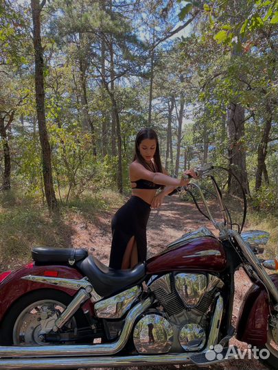 Фотосессия на мотоцикле