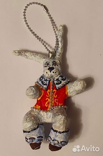 Ёлочные игрушки из ваты (ручная работа)