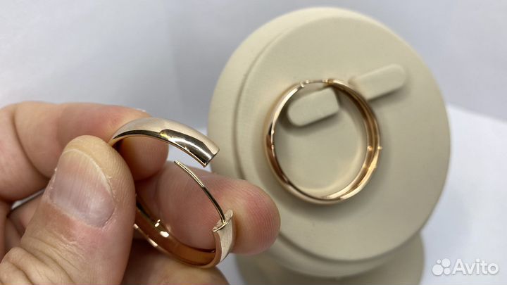 Золотые серьги конго