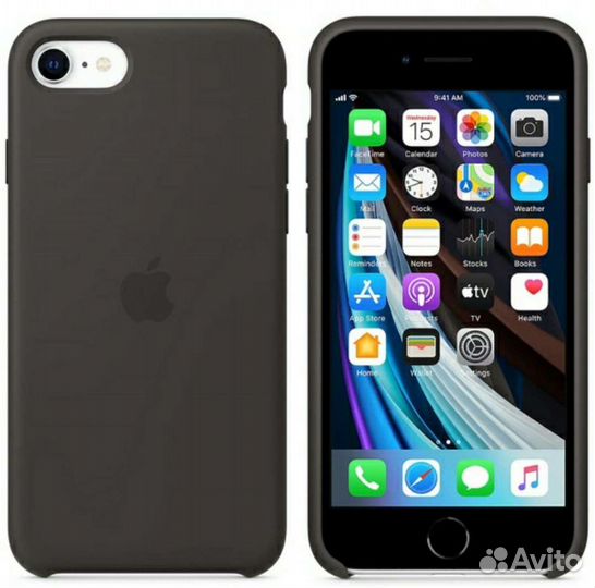 Чехол силиконовый Apple SE 2020, 7, 8