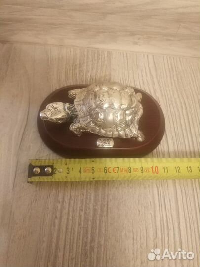 Черепаха серебряное покрытие