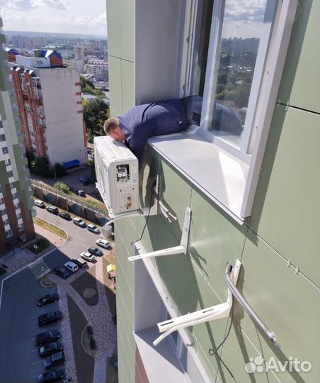 Установка кондиционеров монтаж сплит систем