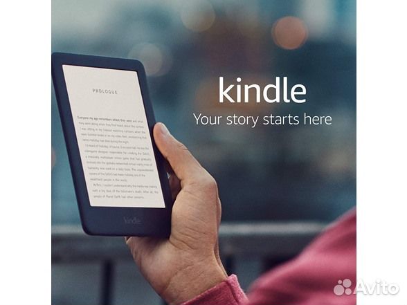 Kindle 10 (модель 2019),4 Гб, Refurbished + чехол